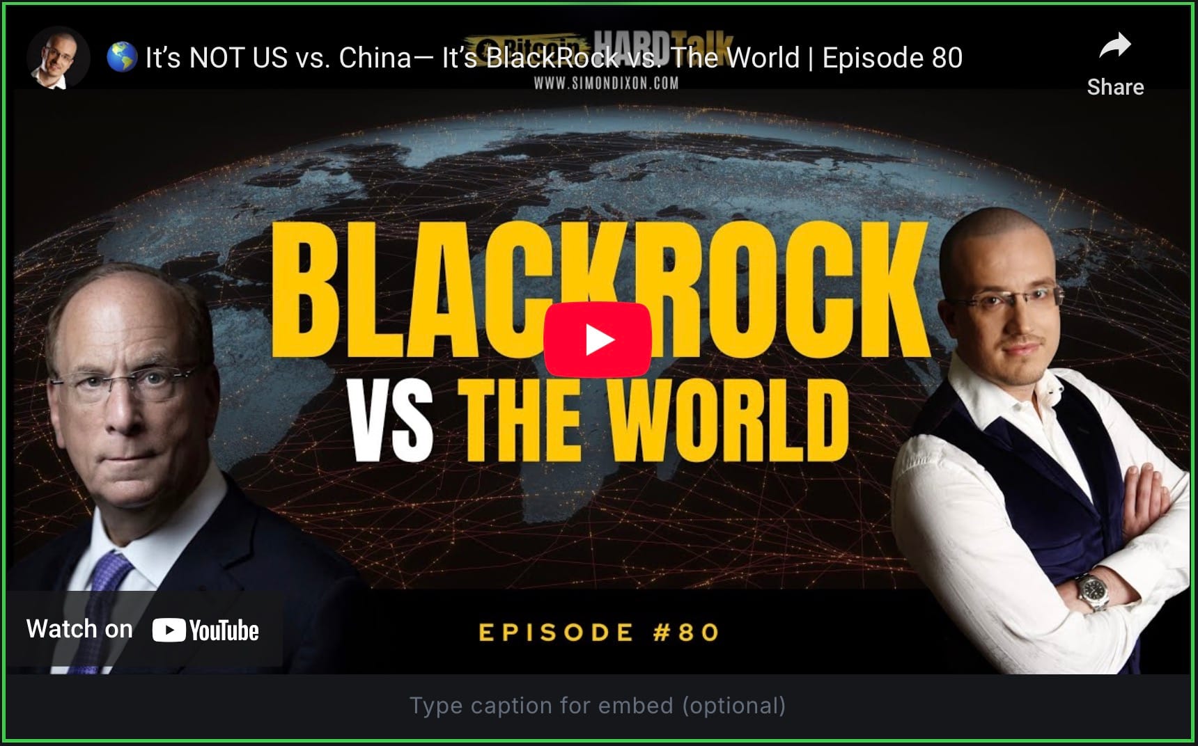 Summary Bitcoin Hardtalk 80